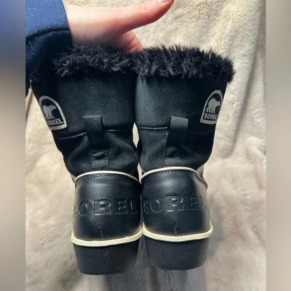 Sorel Women Boots Tivoli Waterproof Black size 8.5 - Picture 6 of 8